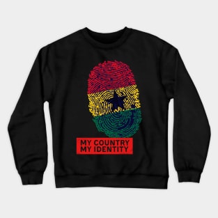 Ghana Country Flag Identity Crewneck Sweatshirt